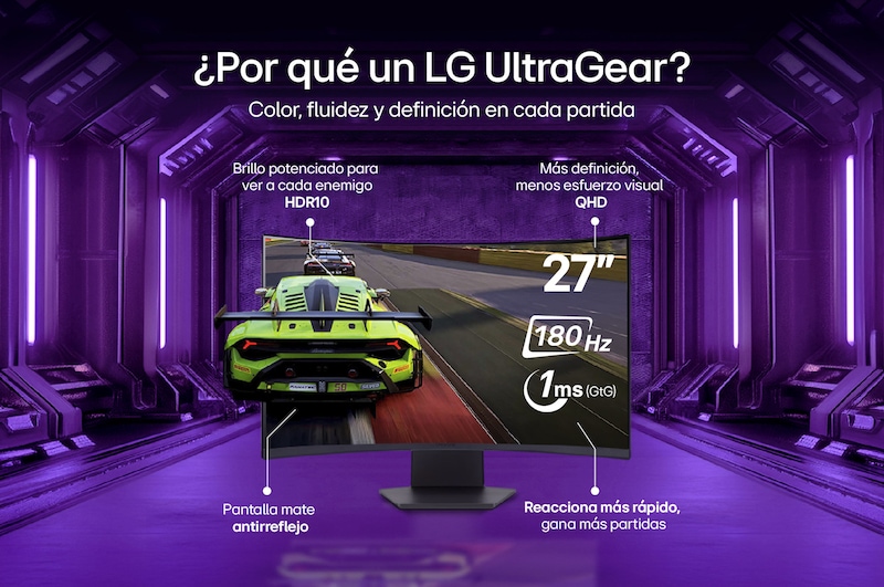 27" Monitor Curvo Gamer UltraGear™